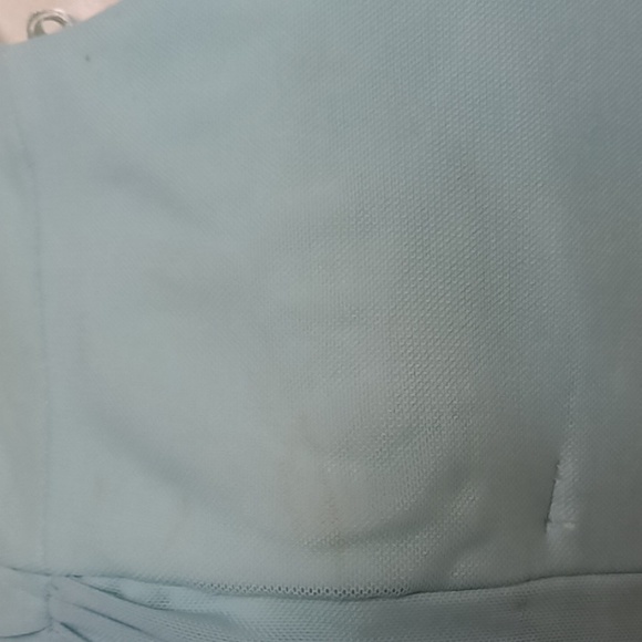 RSVP Baby Blue Sleeveless Summer Semi Casual Full Length Dress - Picture 7 of 8